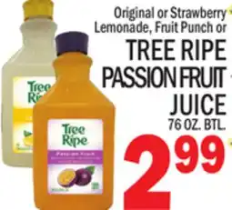 C Town TREE RIPE PASSION FRUIT JUICE offer