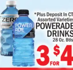 C Town POWERADE DRINKS offer