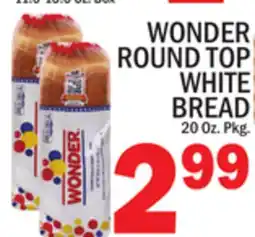 C Town WONDER ROUND TOP WHITE BREAD offer