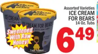 C Town ICE CREAM FOR BEARS offer