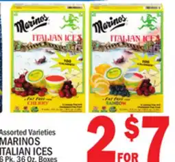 C Town MARINOS ITALIAN ICES offer