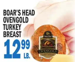 C Town BOAR'S HEAD OVENGOLD TURKEY BREAST offer