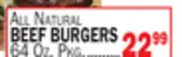 C Town BEEF BURGERS offer