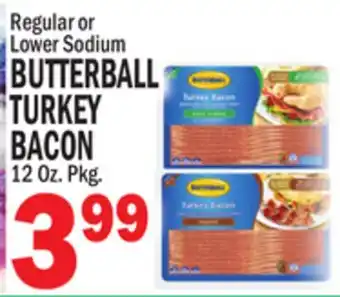 C Town BUTTERBALL TURKEY BACON offer