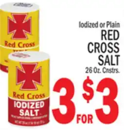 C Town RED CROSS SALT 26 Oz. Cnstrs offer