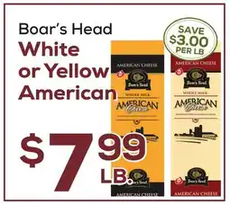 DeCicco & Sons Boar's Head White or Yellow American offer