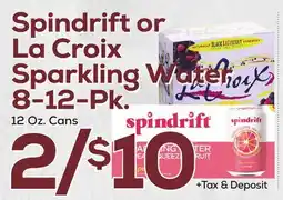 DeCicco & Sons Spindrift or La Croix Sparkling Water offer