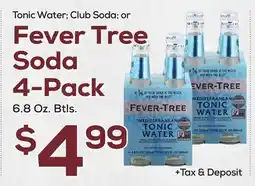 DeCicco & Sons Fever Tree Soda 4-Pack offer