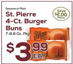 DeCicco & Sons St. Pierre 4-Ct. Burger Buns offer