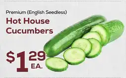 DeCicco & Sons Hot House Cucumbers offer