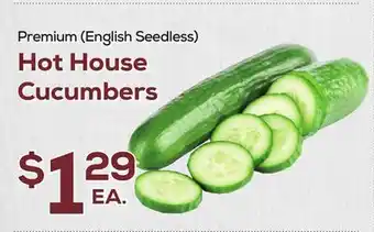 DeCicco & Sons Hot House Cucumbers offer