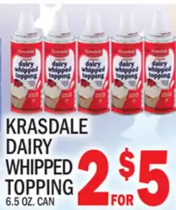 C Town KRASDALE DAIRY WHIPPED TOPPING offer
