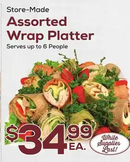 DeCicco & Sons Assorted Wrap Platter offer