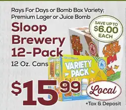 DeCicco & Sons Sloop Brewery 12-Pack offer