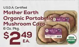 DeCicco & Sons Mother Earth Organic Portabella Mushroom Caps offer