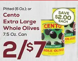 DeCicco & Sons Cento Extra Large Whole Olives 7.5 Oz. Can offer