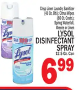 C Town LYSOL DISINFECTANT SPRAY offer