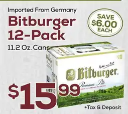 DeCicco & Sons Bitburger 12-Pack offer