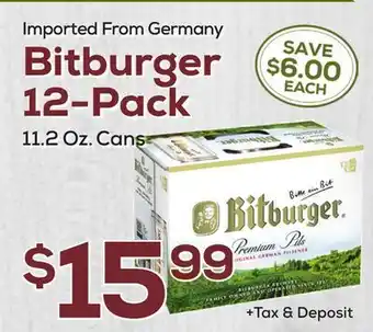 DeCicco & Sons Bitburger 12-Pack offer
