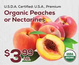 DeCicco & Sons Organic Peaches or Nectarines offer