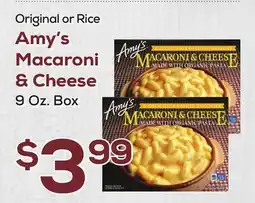 DeCicco & Sons Amy's Macaroni & Cheese offer
