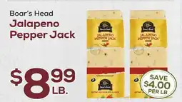 DeCicco & Sons Boar's Head Jalapeno Pepper Jack offer