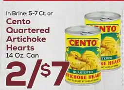 DeCicco & Sons Cento Quartered Artichoke Hearts offer