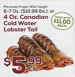 DeCicco & Sons Canadian Cold Water Lobster Tail offer