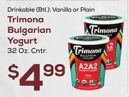 DeCicco & Sons Trimona Bulgarian Yogurt offer