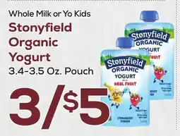 DeCicco & Sons Stonyfield Organic Yogurt offer