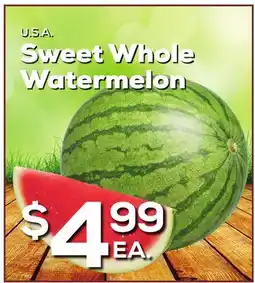 DeCicco & Sons Sweet Whole Watermelon offer