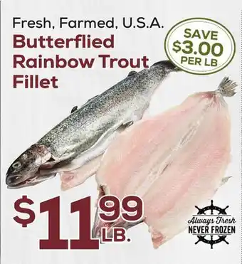 DeCicco & Sons Butterflied Rainbow Trout Fillet offer