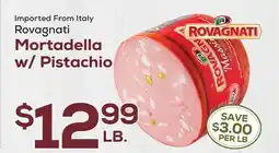 DeCicco & Sons Rovagnati Mortadella w/Pistachio offer
