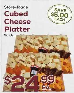 DeCicco & Sons Cubed Cheese Platter offer