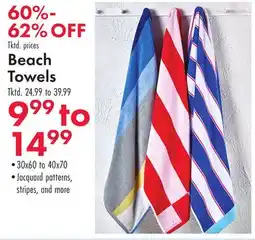 Boscov's Beach Towels offer