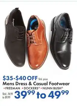 Boscov's Mens Dress & Casual Footwear offer