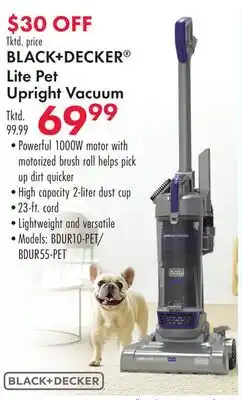 Boscov's BLACK + DECKER Lite Pet Upright Vacuum offer