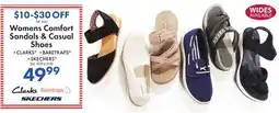 Boscov's Womens Comfort Sandals & Casual Shoes offer