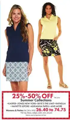 Boscov's Summer Collections offer