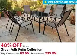 Boscov's Great Falls Patio Collection offer