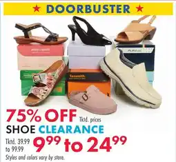 Boscov's SHOE CLEARANCE offer