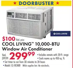 Boscov's COOL LIVING 10,000-BTU Window Air Conditioner offer