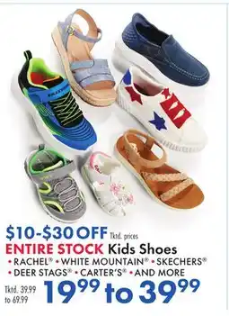 Boscov's ENTIRE STOCK Kids Shoes offer
