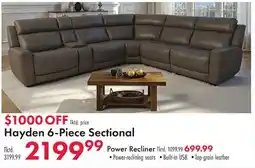 Boscov's Hayden 6-Piece Sectional offer