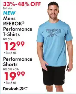 Boscov's Mens REEBOK Performance T-Shirts offer