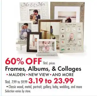 Boscov's Frames, Albums, & Collages offer