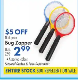 Boscov's Bug Zapper offer