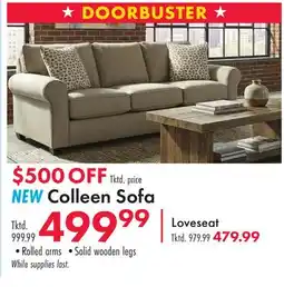 Boscov's NEW Colleen Sofa offer