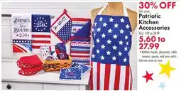 Boscov's Patriotic Kitchen Accessories offer