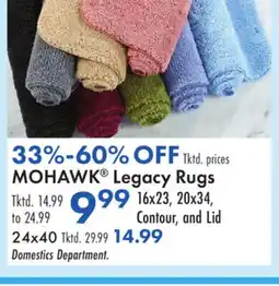 Boscov's MOHAWK Legacy Rugs offer